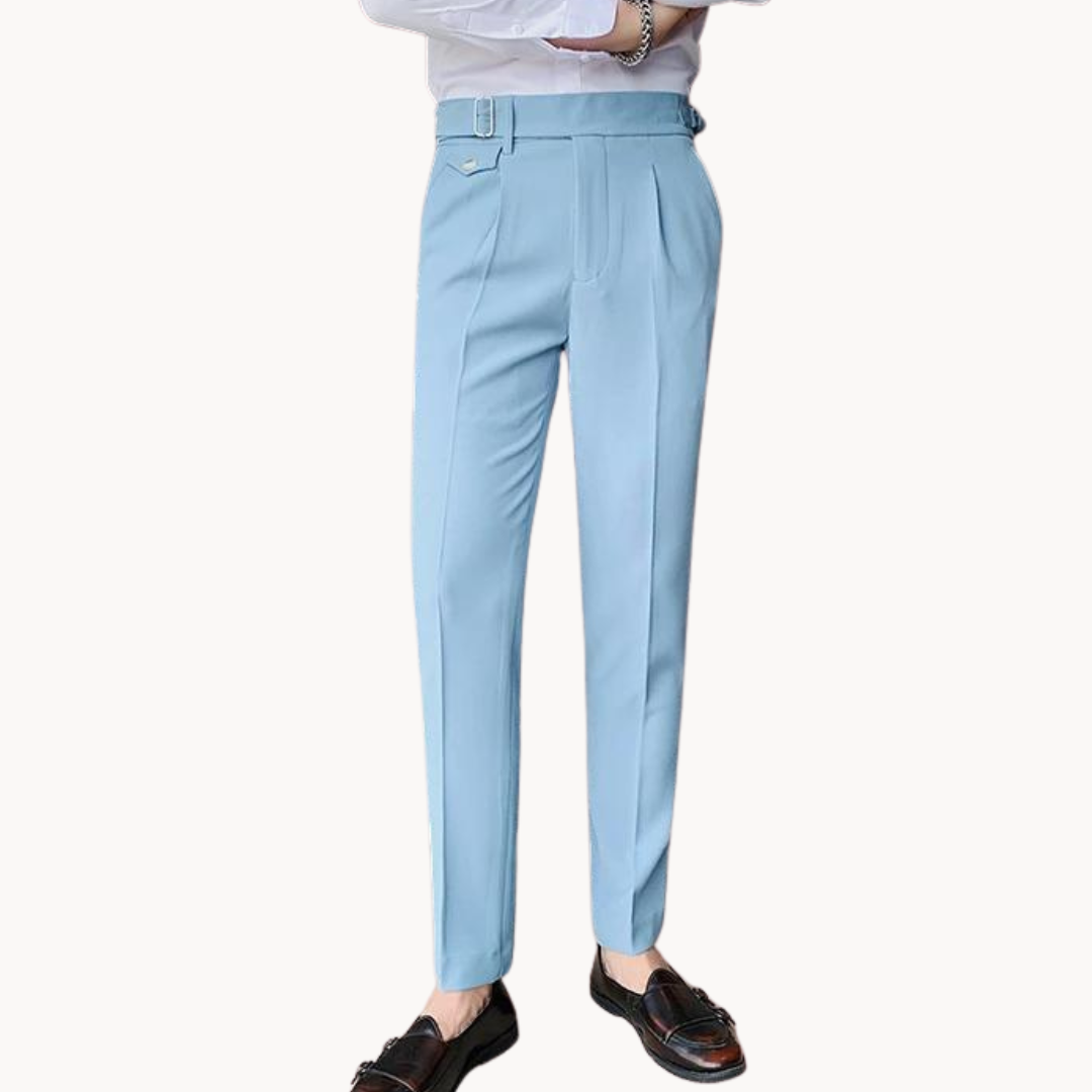 Levoire | Pantalons Élégants Récolte De Vin Style Britannique Et Coupe Confortable