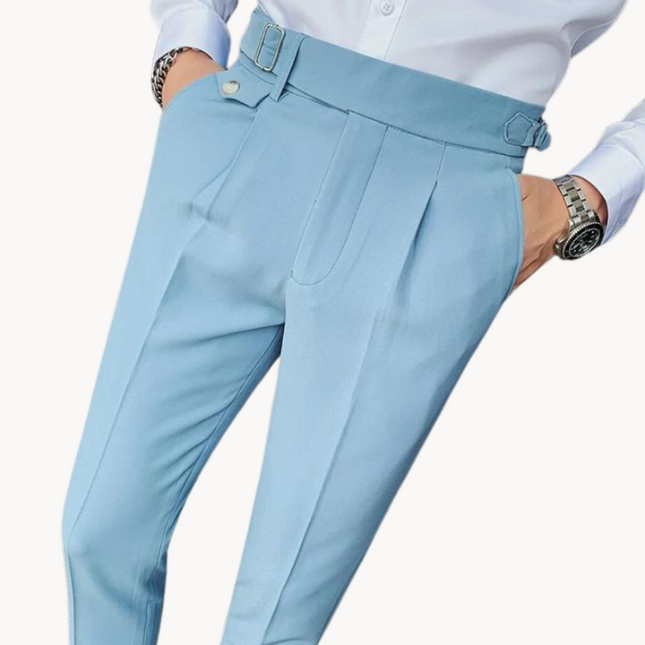 Levoire | Pantalons Élégants Récolte De Vin Style Britannique Et Coupe Confortable