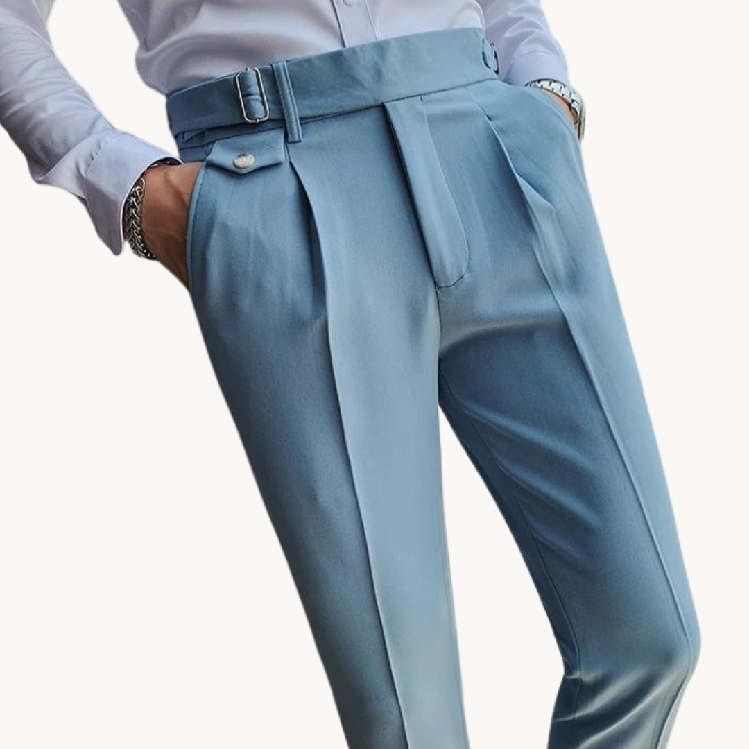 Levoire | Pantalons Élégants Récolte De Vin Style Britannique Et Coupe Confortable