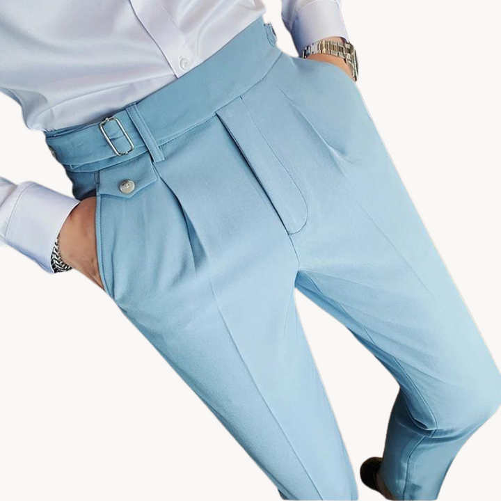 Levoire | Pantalons Élégants Récolte De Vin Style Britannique Et Coupe Confortable