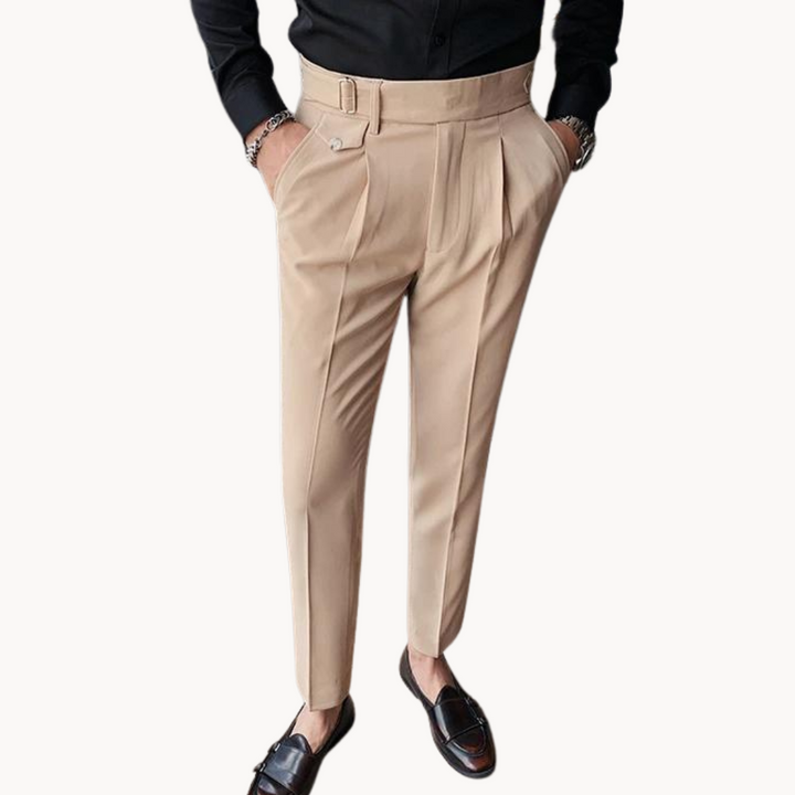 Levoire | Pantalons Élégants Récolte De Vin Style Britannique Et Coupe Confortable
