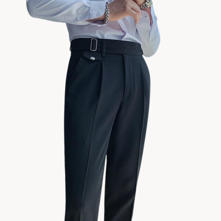 Levoire | Pantalons Élégants Récolte De Vin Style Britannique Et Coupe Confortable