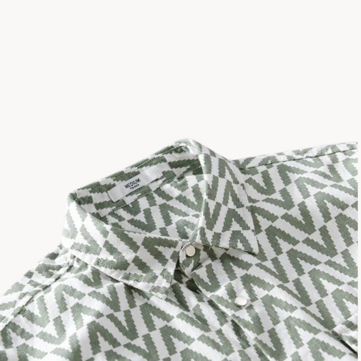 Levoire | T-Shirt En Coton Design Patches Et Imprimés Géométriques