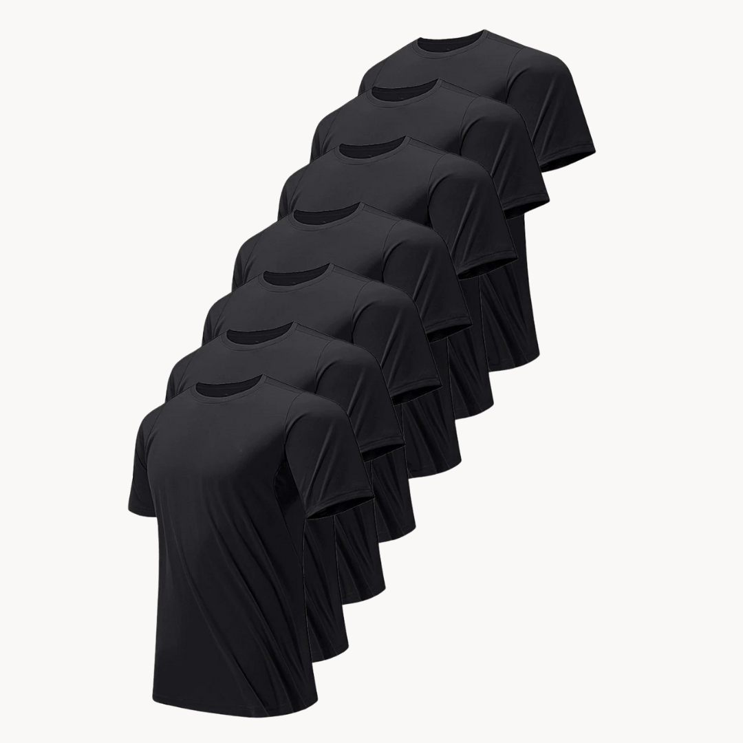 Levoire | Paquet Noir Actif Chemise À Manches Courtes Confort, Protection Et Style