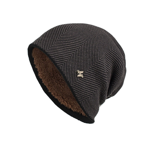 Levoire | Bonnet avec Mélange de Laine Douce et Design Urbain pour Hiver