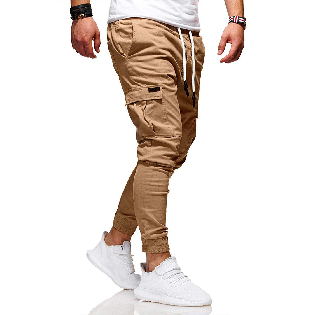 Levoire | Pantalons Cargo Slim Fit Rentou Avec Plusieurs Poches