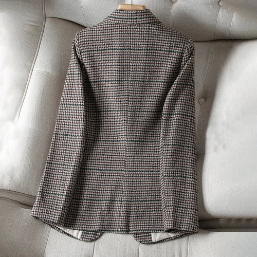 Levoire | Blazer À Carreaux Pour Femmes