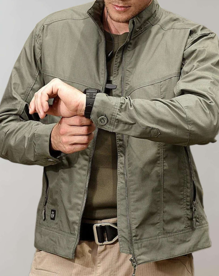 Levoire | Corné Veste D'Été Pour Hommes olive vert