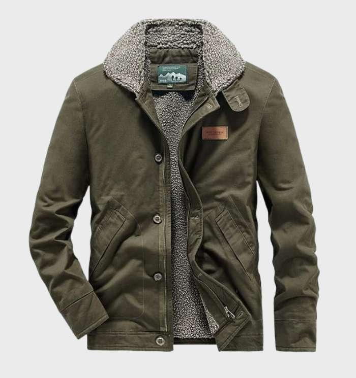 Levoire | Manteau Imperméable Pour Hommes Vert