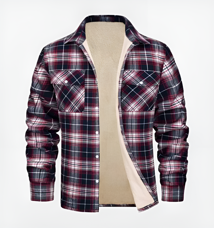 Levoire | Veste En Flanelle Pour Hommes Rot