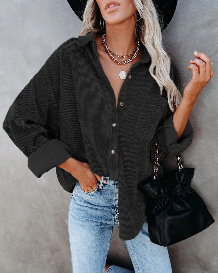 Levoire | T-Shirt En Velours Vintage Noir