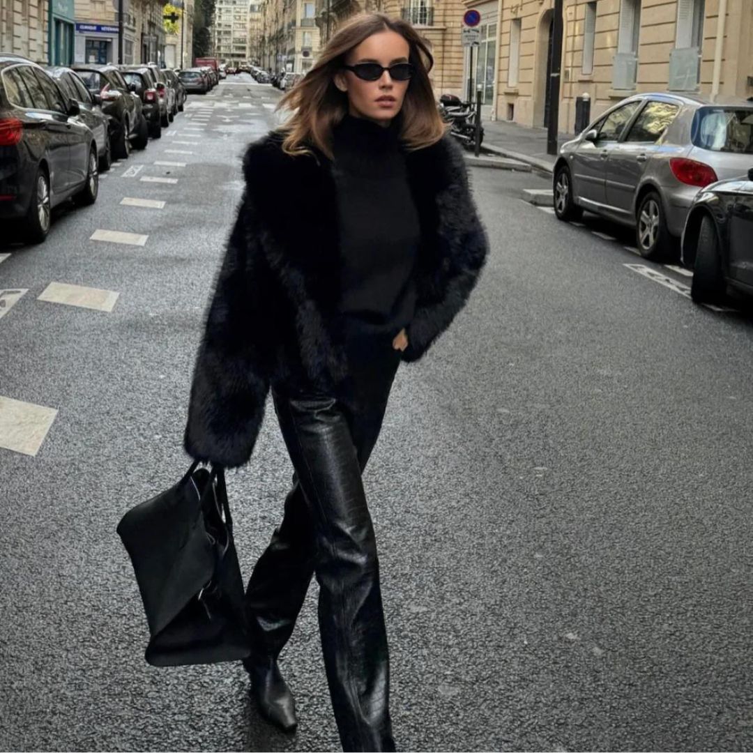 Levoire | Veste Luxueuse Courte Fourrure Pour Femmes En Fourrure Synthétique Douce