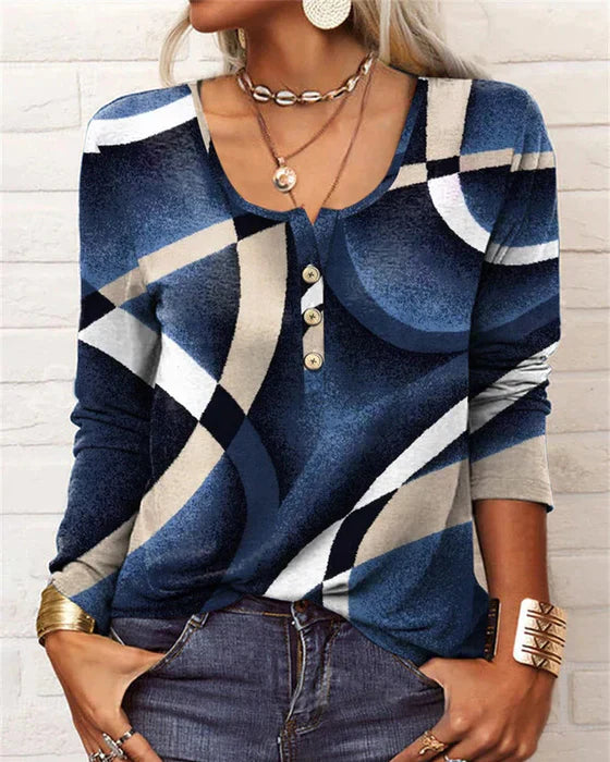 Levoire | Blouse Boho Style Bleu