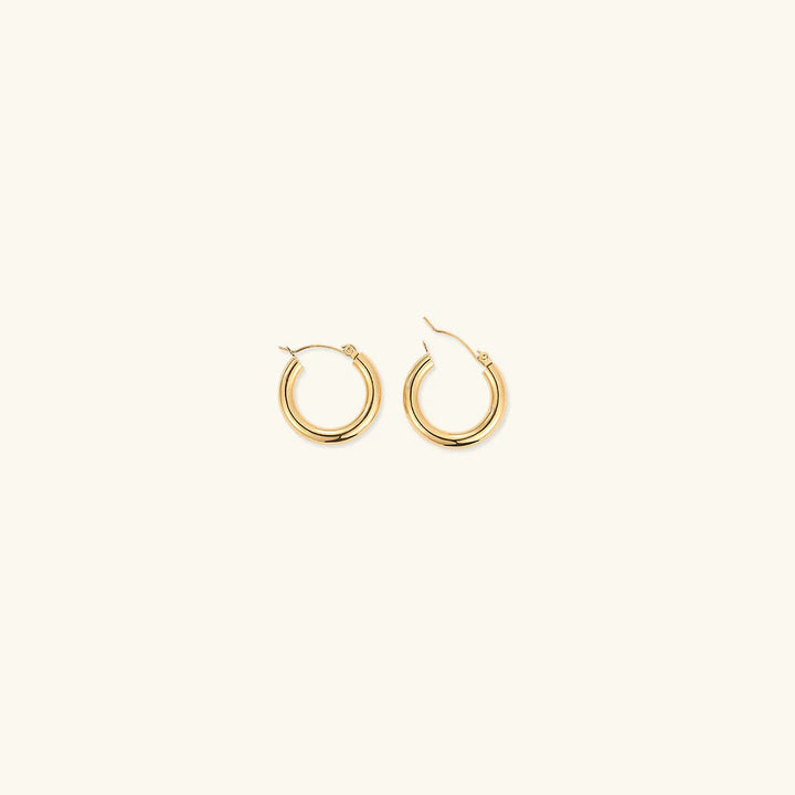 Levoire | Boucles D'Oreilles Rondes Larges Or 24 mm