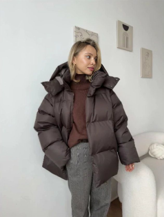 Levoire | Veste Doublée Chaude Braun