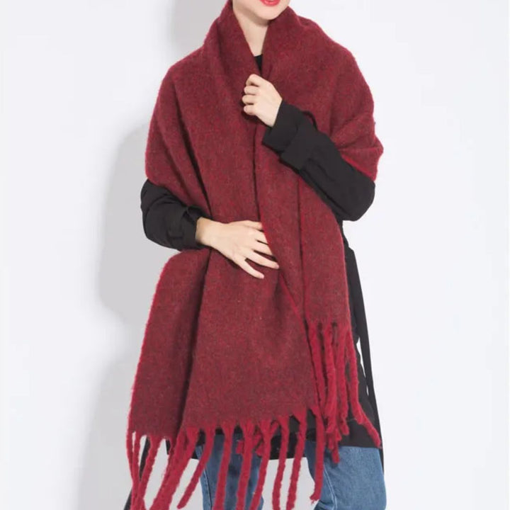 Levoire | Luxueux Chaud Cachemire Doux Écharpe Rot