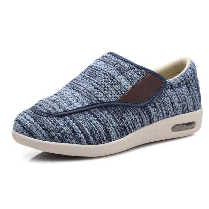 Levoire | Chaussures De Confort Largeur Sans Glissement Avec Marche Sécurisée Et Stable Bleu