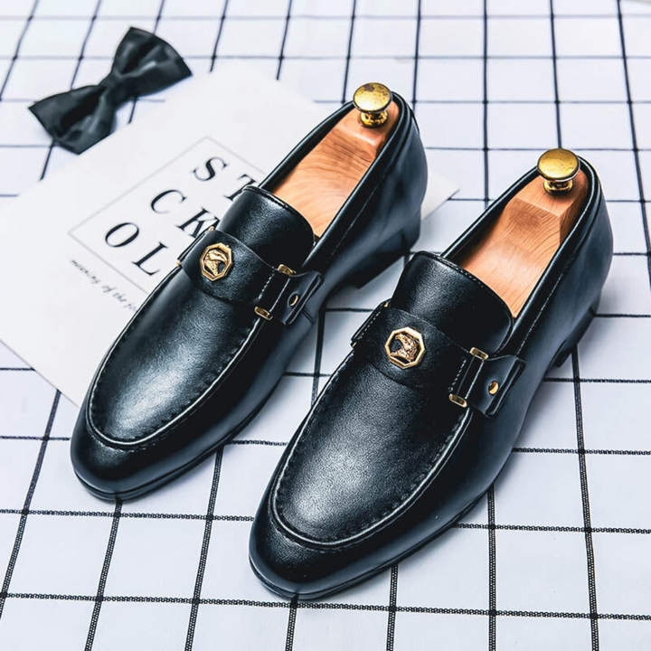 Levoire | Aitoa Cuir Chaussures Musta