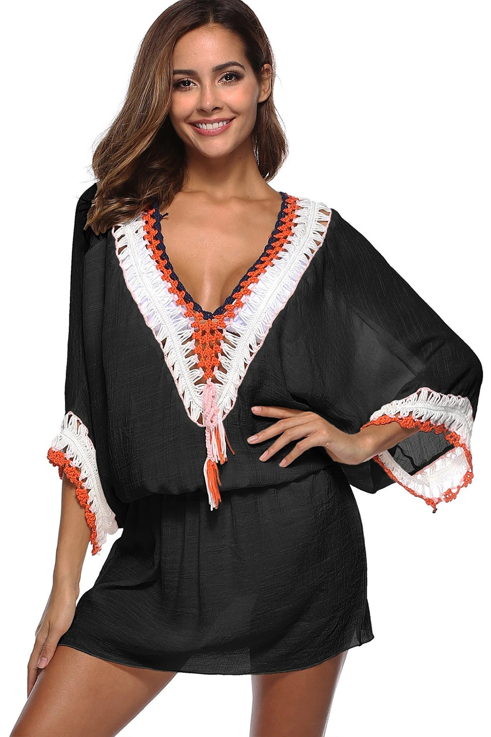 Levoire | Veste à panneaux Überwurf Noir Taille unique