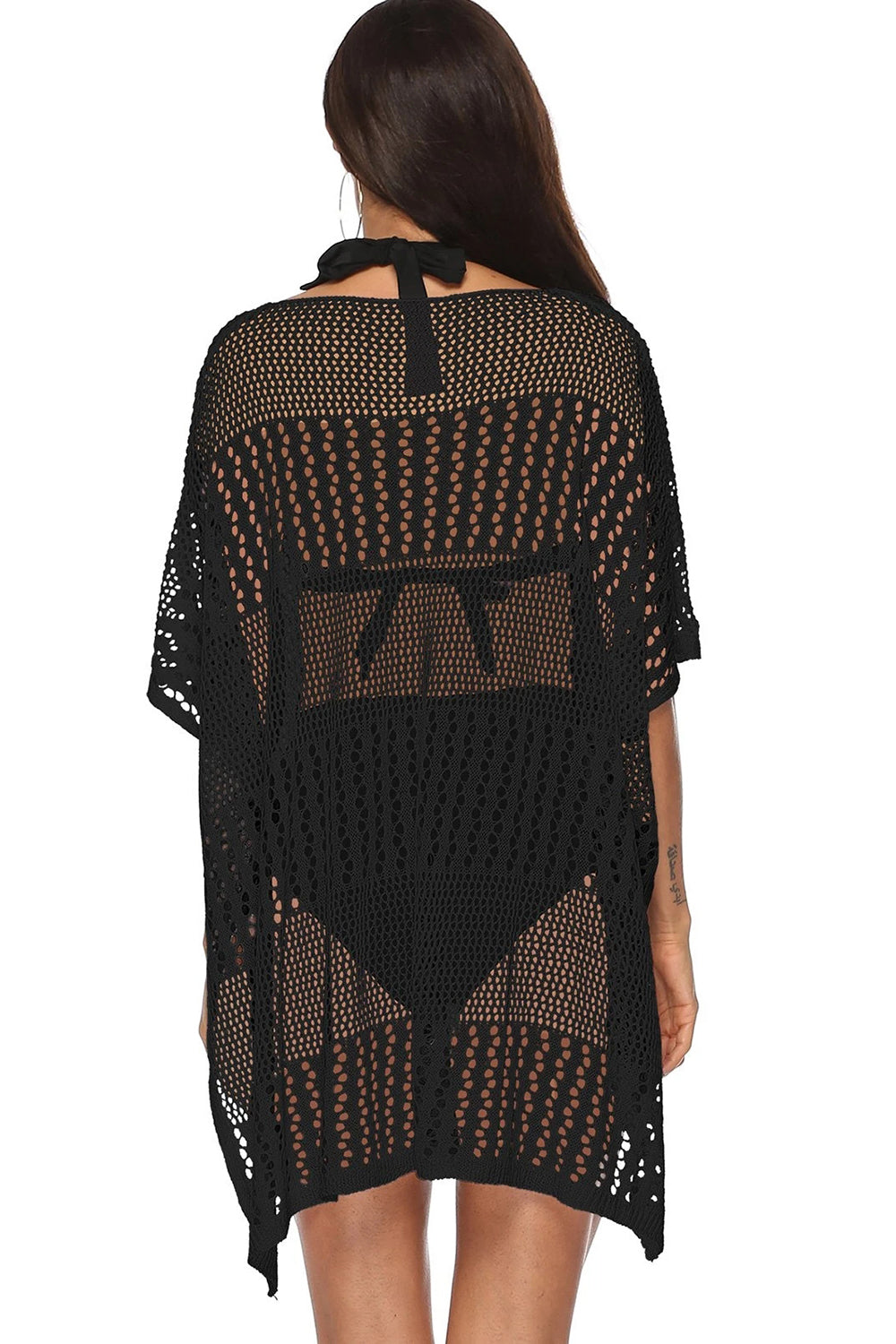 Levoire | Manches Crochet Plage Kimono Robe