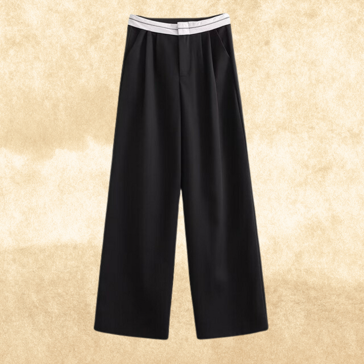 Levoire | Pantalon Weinlese Taille Haute Noir