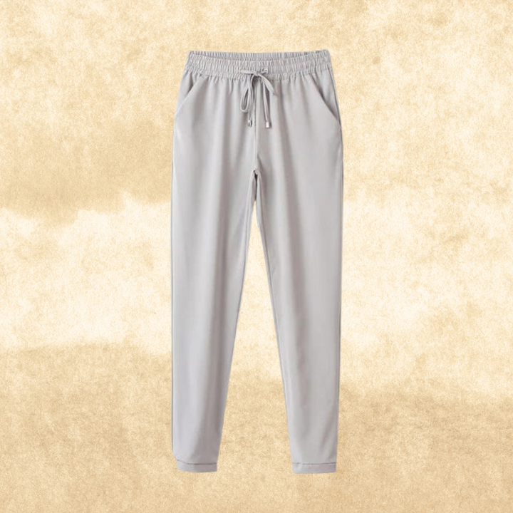 Levoire | Pantalon Femme Avec Taille Élastique Gris