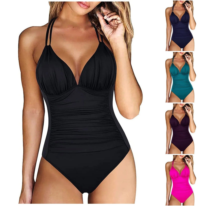 Levoire | Maillot De Bain Sculptant Avec Soutien-Gorge Push-Up Et Décolleté En V Pour Femmes