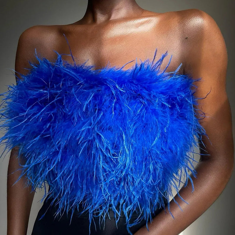 Levoire | Top Bandeau Gaffityksellä Bleu clair