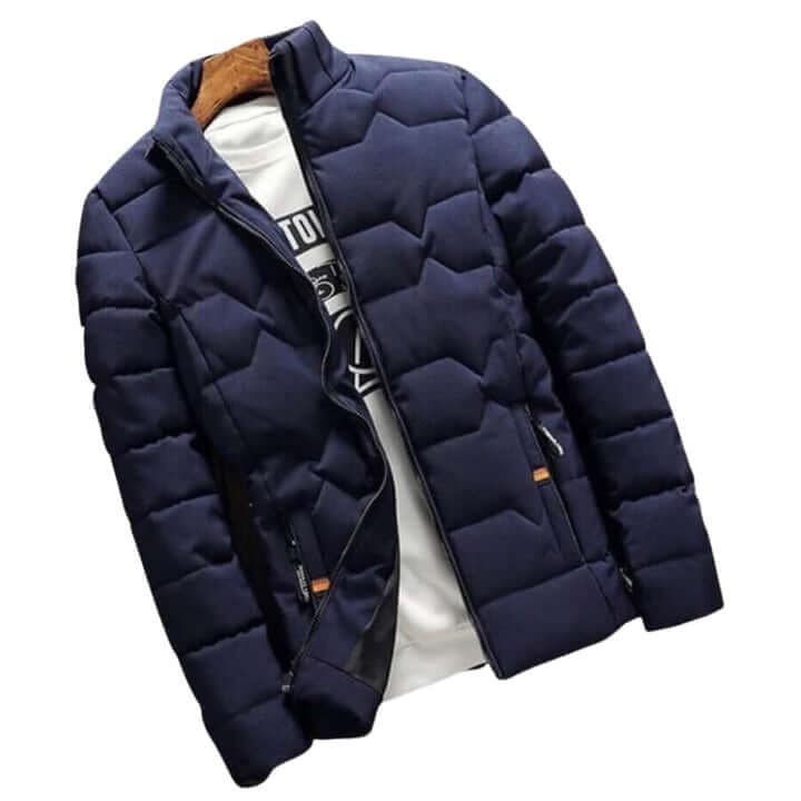 Levoire | Veste Chaude Pour Hommes Bleu marine