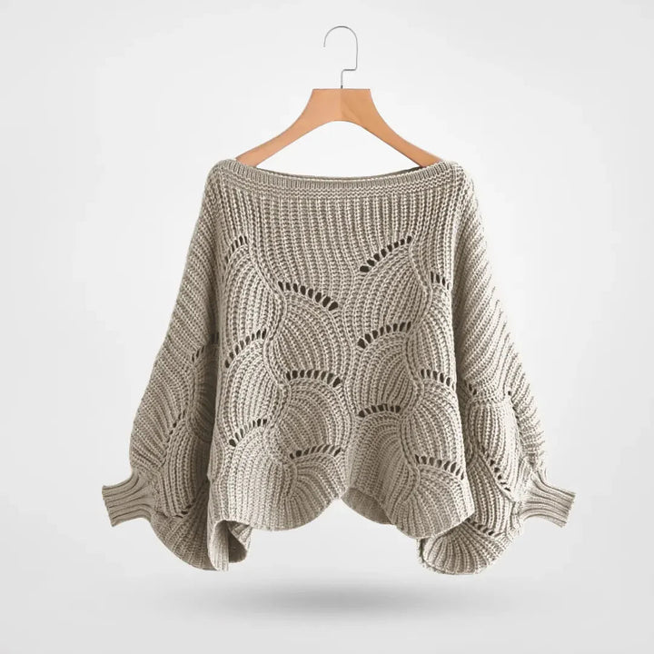 Levoire | Hoodie Tricot À Manches Longues Khaki Une taille