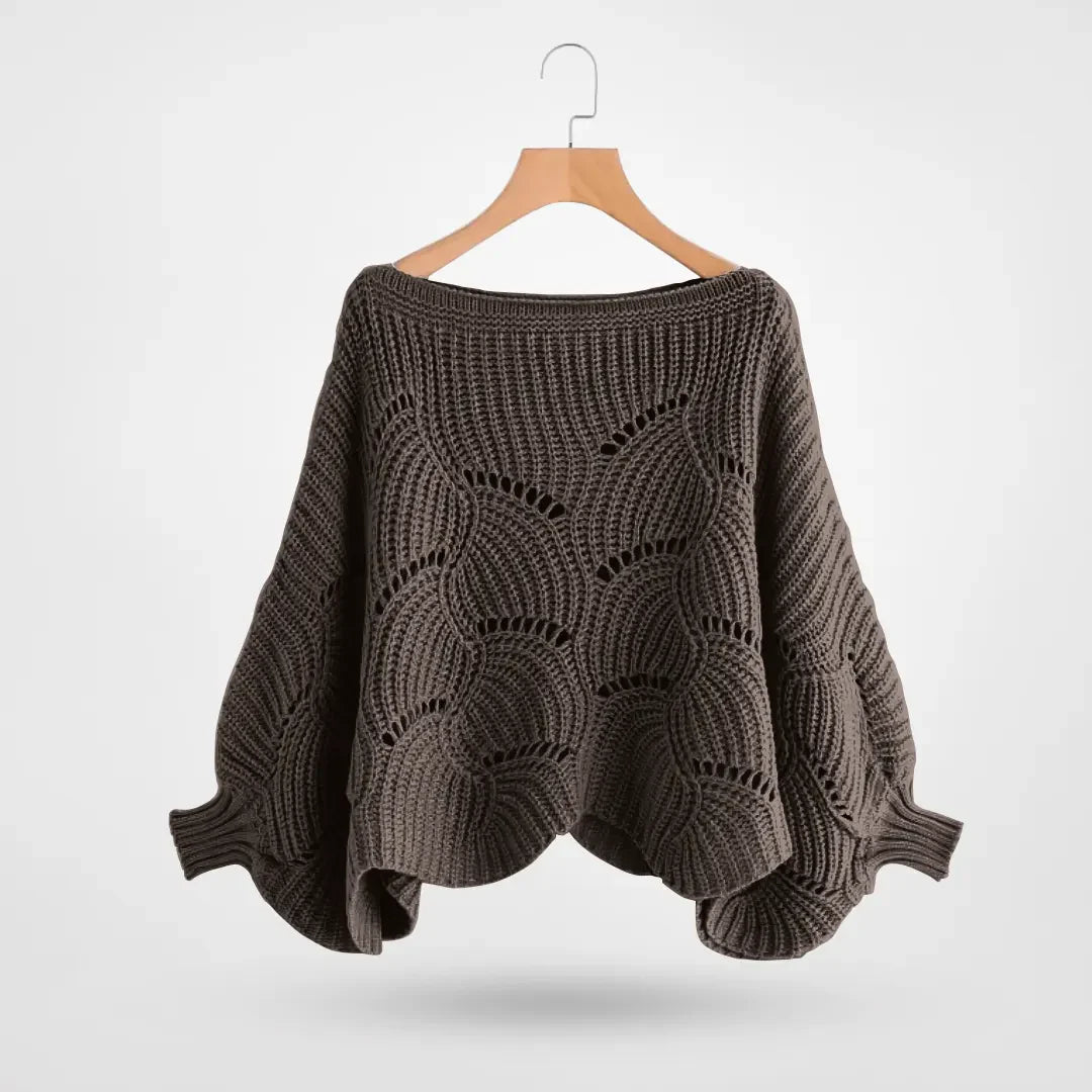 Levoire | Hoodie Tricot À Manches Longues Gris foncé Une taille