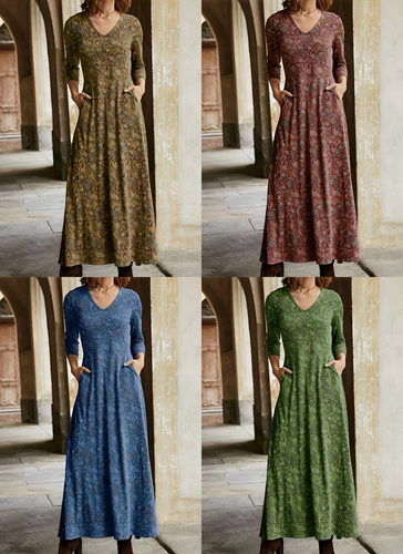 Levoire | Robe Maxi À Manches Longues Pour Femmes