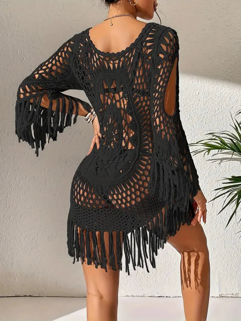 Levoire | Couverture Style Boho Manches Longues Maillot De Bain Tenues De Plage