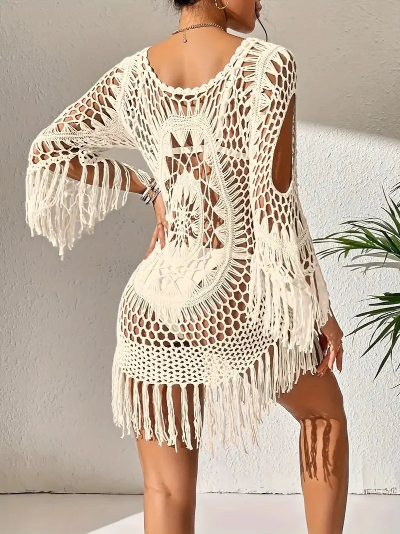 Levoire | Couverture Style Boho Manches Longues Maillot De Bain Tenues De Plage