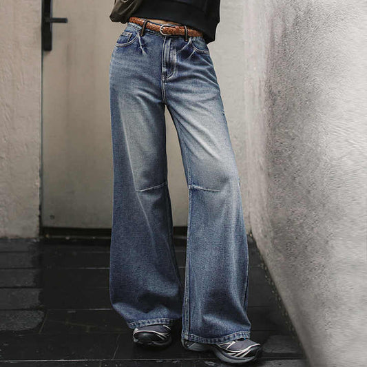 Levoire | Pantalon En Denim Vintage Pour Femmes À Jambes Droites