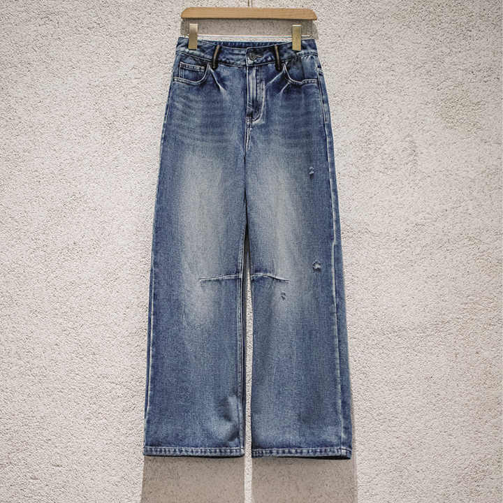 Levoire | Pantalon En Denim Vintage Pour Femmes À Jambes Droites