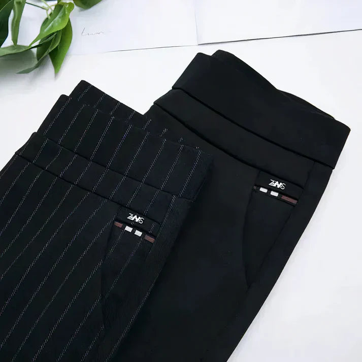 Levoire | Pantalon Noir Moderne Avec Stretch Pour Femmes