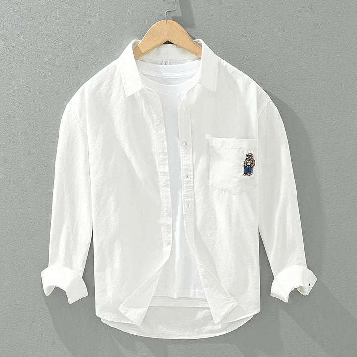 Levoire | Chemise Decontractee Elegant Homme Blanc