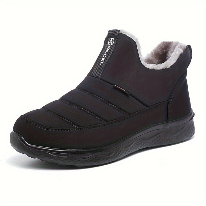 Levoire | Bottes en fourrure antidérapantes chaudes Noir