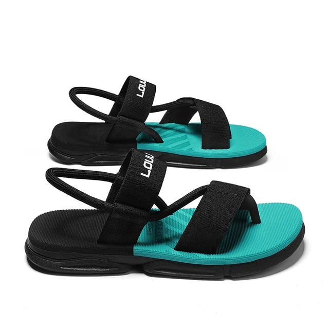 Levoire | Sandales Avec Bride De Cheville Lett Glidestopper Bleu