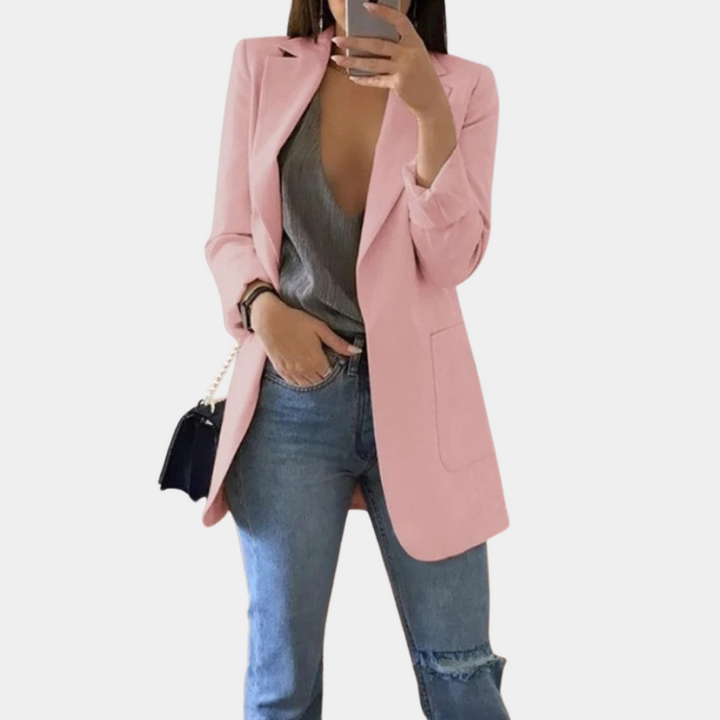Levoire | Blazer Femme Élégant Pour Un Look Soigné Rosa