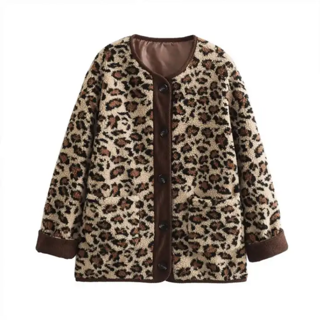 Levoire | Veste Léopard Sauvage Et Élégante