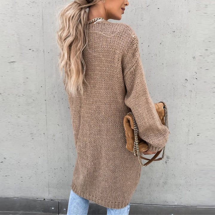 Levoire | Veste Tricot Longue Confortable Pour Femmes