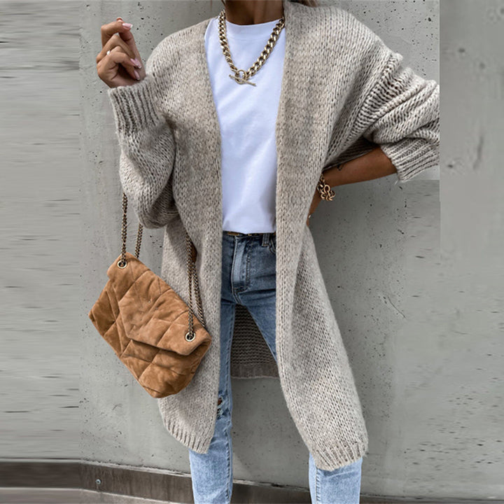 Levoire | Veste Tricot Longue Confortable Pour Femmes