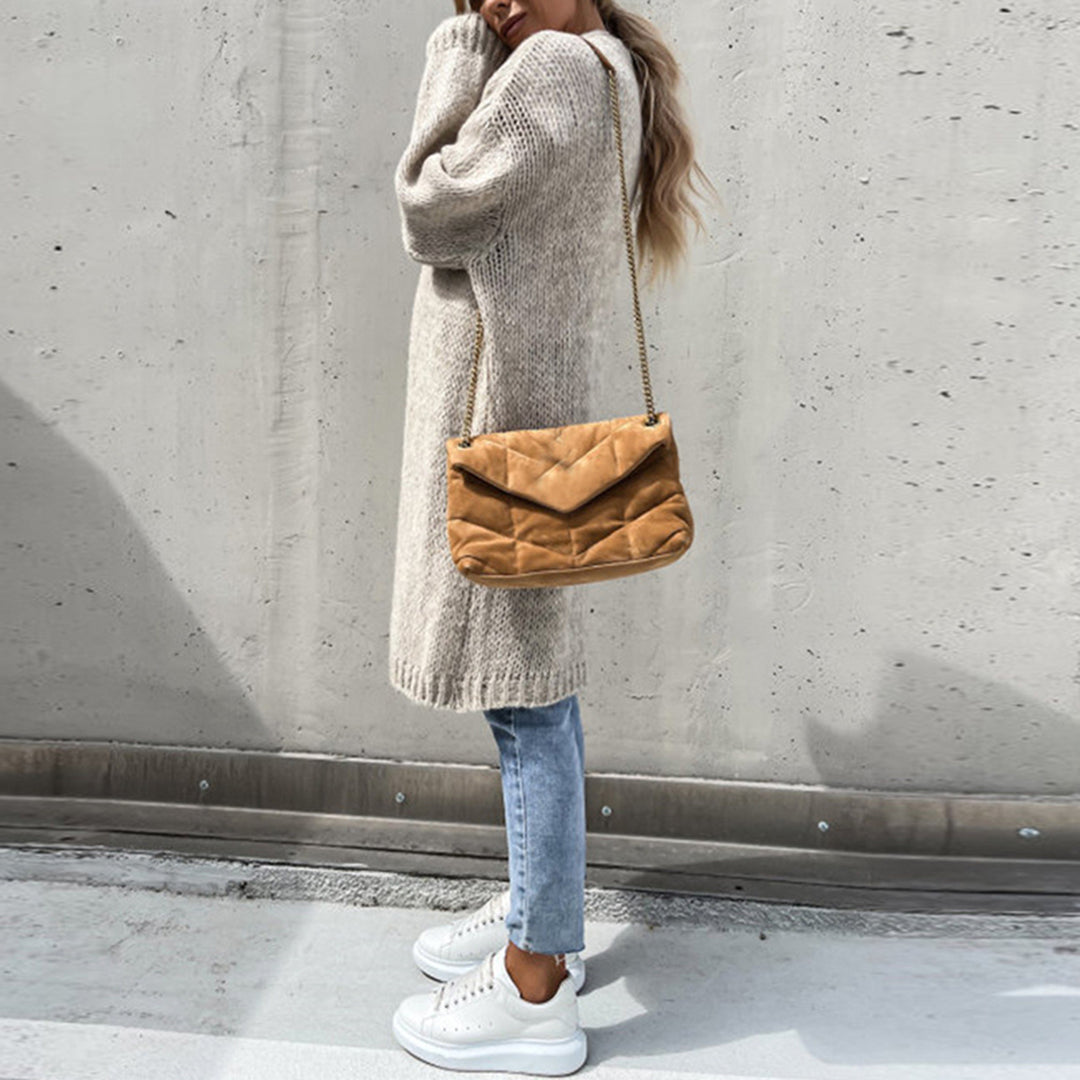 Levoire | Veste Tricot Longue Confortable Pour Femmes