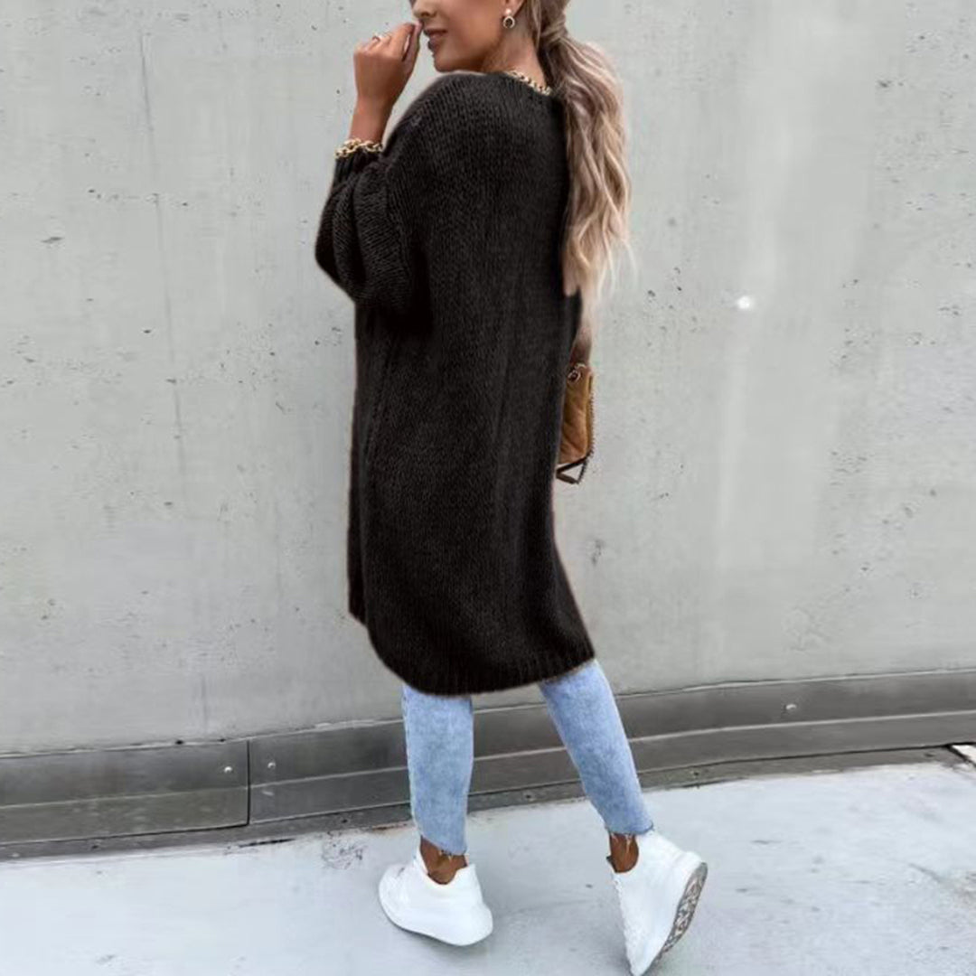 Levoire | Veste Tricot Longue Confortable Pour Femmes
