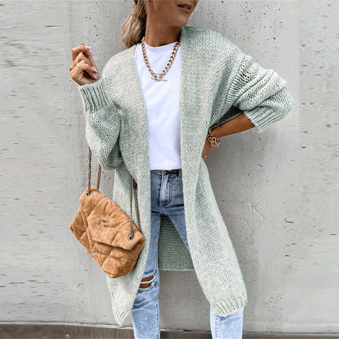 Levoire | Veste Tricot Longue Confortable Pour Femmes