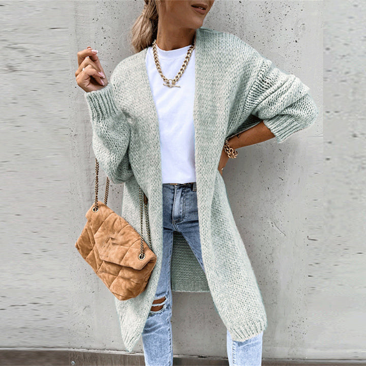 Levoire | Veste Tricot Longue Confortable Pour Femmes