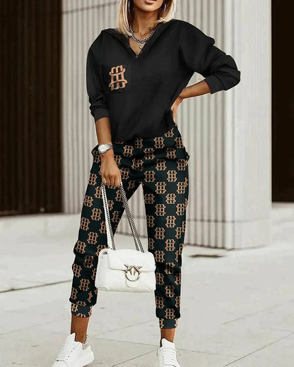 Levoire | Ensemble D'Entraînement Confortable Et Moderne Sort Brun