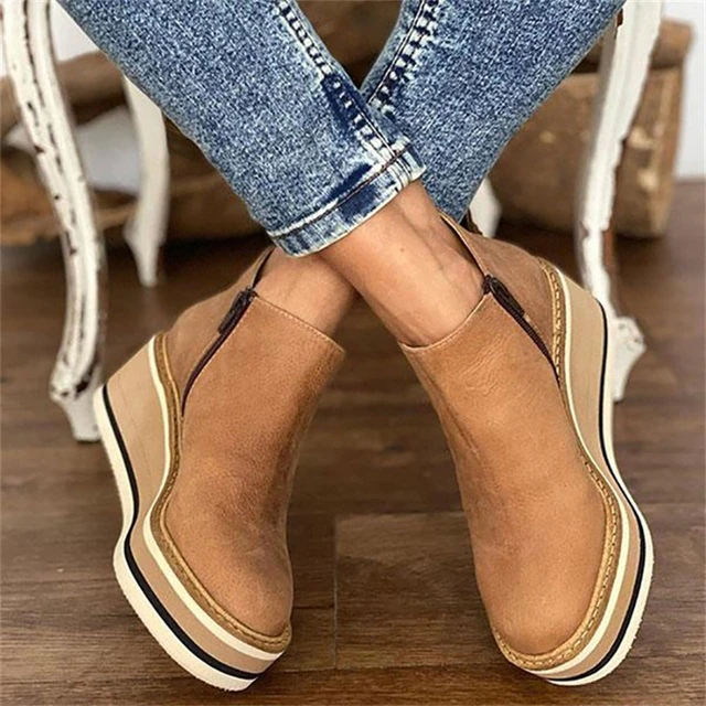 Levoire | Bottes En Cuir Chaussures Pour Femmes Avec Semelle Ergonomique Marron